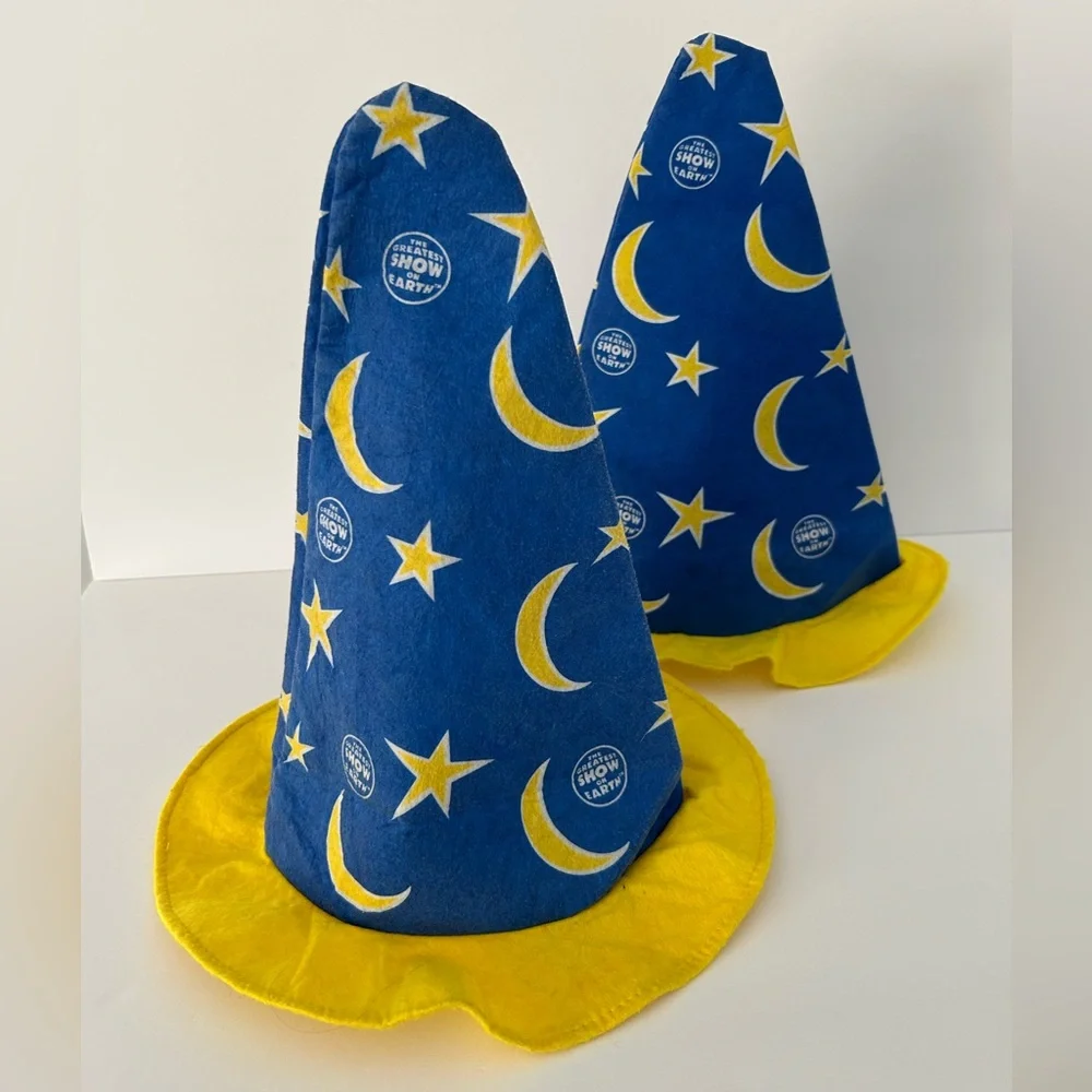 🦋 5/$25 - (2008) Ringling Brothers ‘Greatest Show On Earth’ Circus Wizard Hats